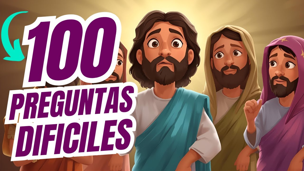 100 PREGUNTAS BÍBLICAS DIFÍCILES 😱❓DESAFÍO DE LA BIBLIA PARA CRISTIANOS