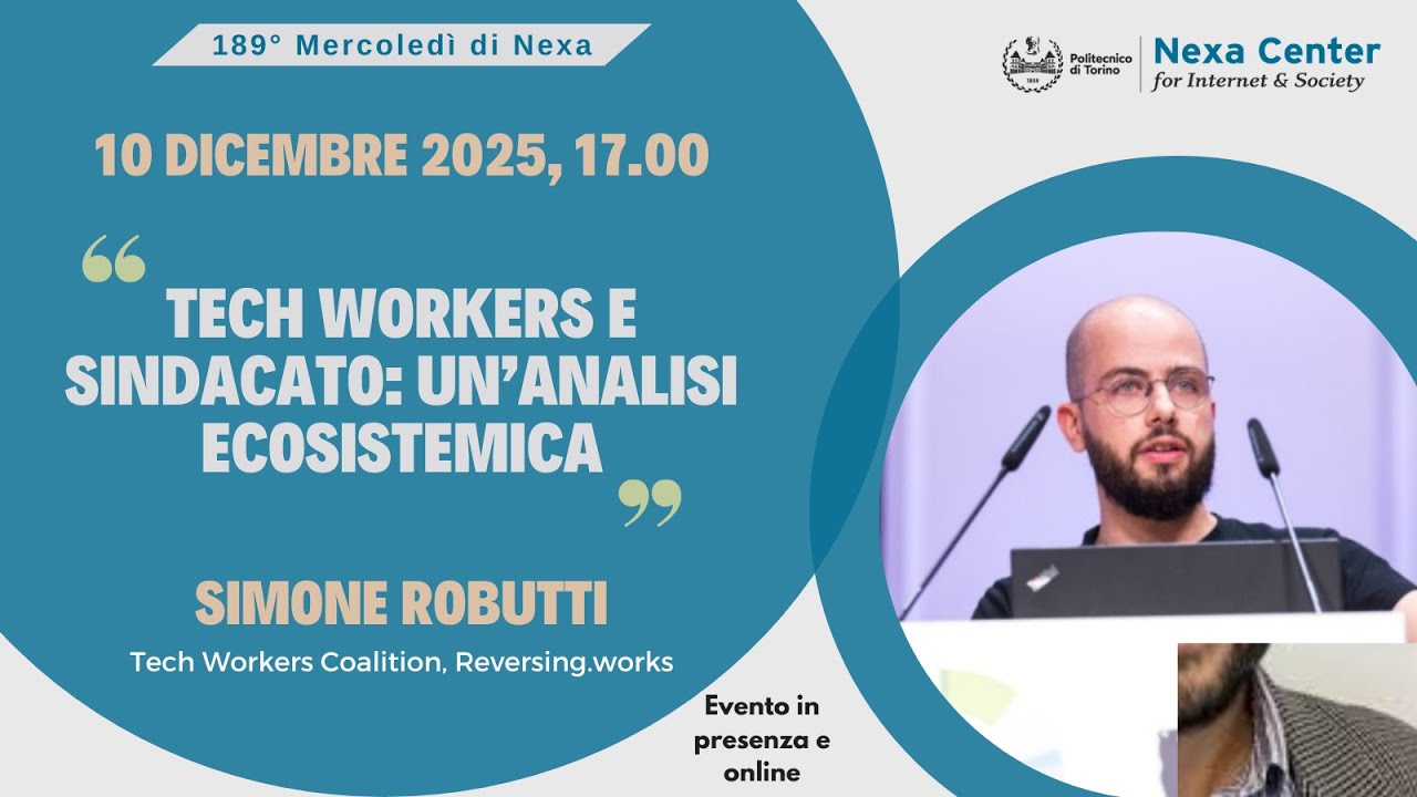 189° Mercoledì di Nexa - 