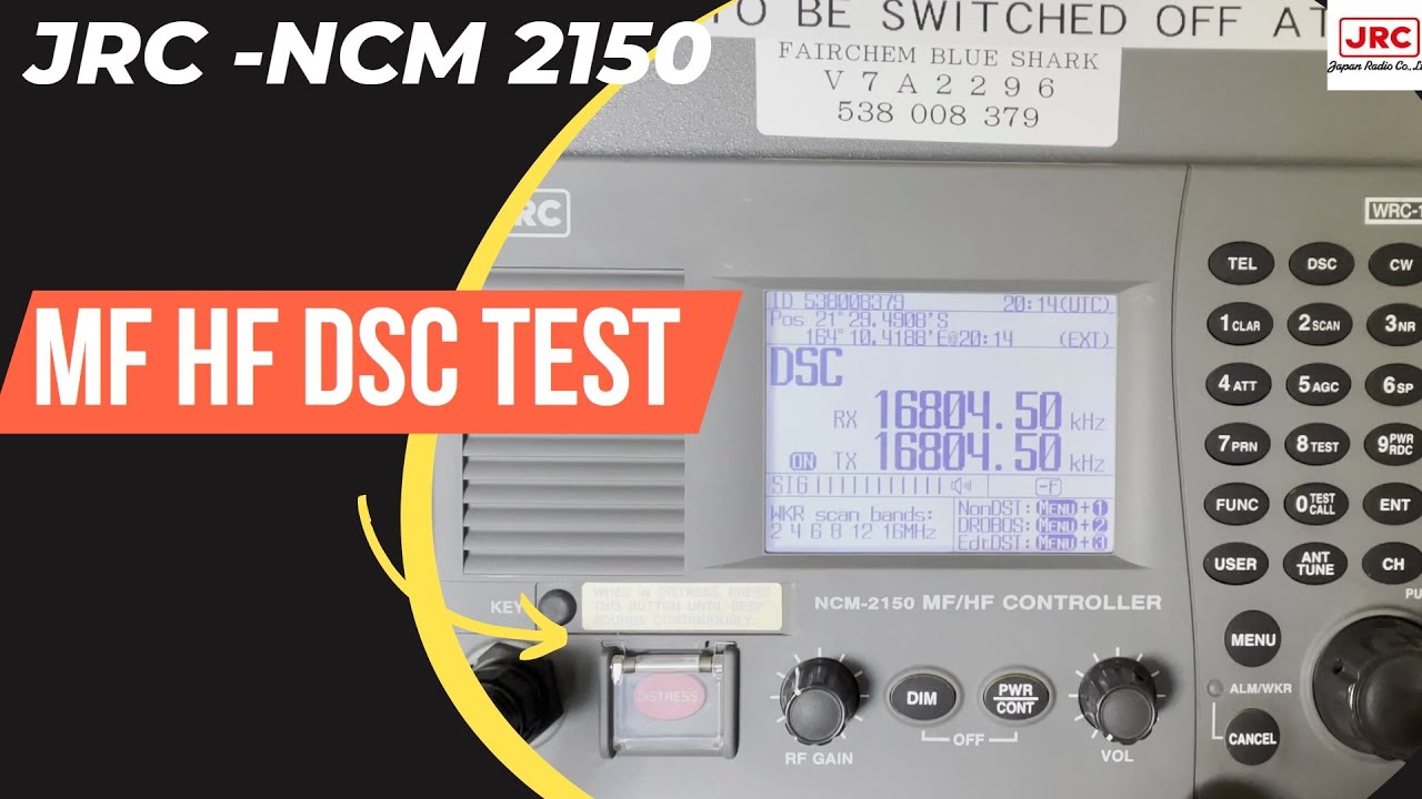 JRC MF/HF DSC ON (NCM 2150)