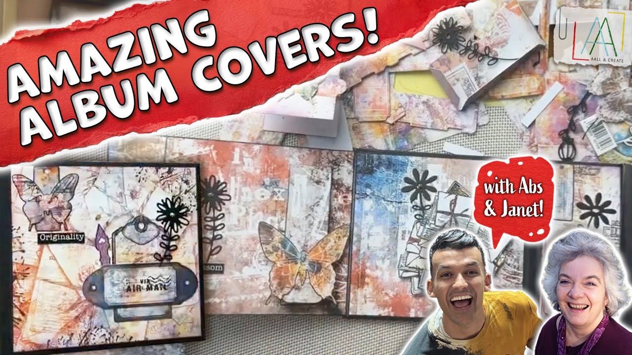 Amazing Album Covers! Join Janet Pring & Abs for a demonstration using our latest releases!