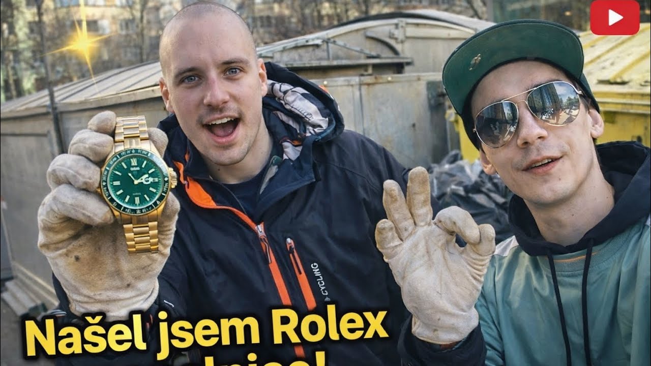 😱Našel sem Rolex v POPELNICÍCH🤑/host RENEK #foryou  #rolex #fake  #usteckykraj 