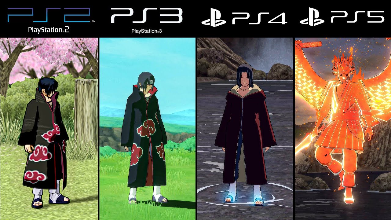 Uchiha Itachi Ultimate Jutsu Evolution (PS2 to PS5)