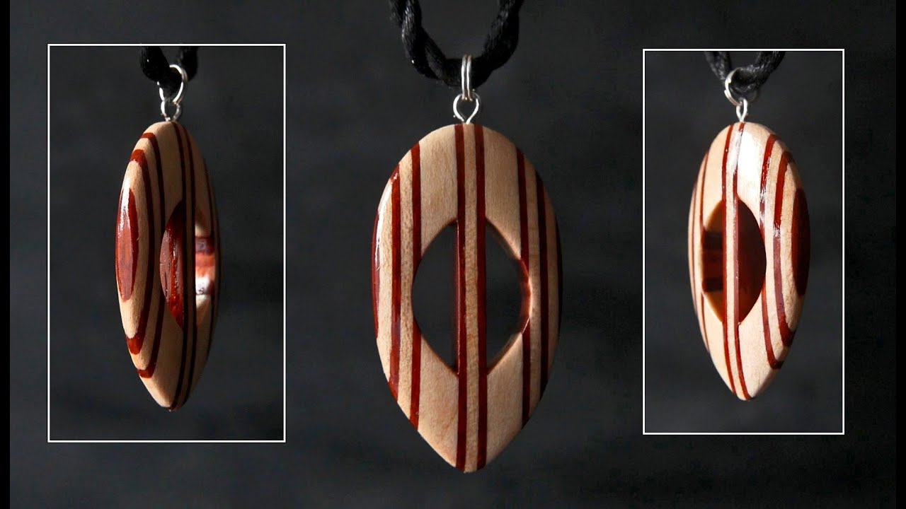 Padauk Wooden Necklace – Do It Yourself