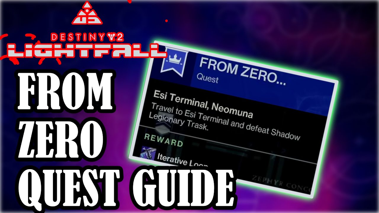 FROM ZERO  Full Quest Guide For Power Level Boost (Destiny 2 Lightfall)