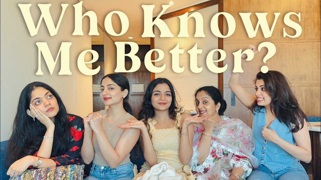 Кто знает меня лучше с участием Mom & Sisters | Хансика Кришна Ахана Кришна Дия Кришна Ишаани Кришна