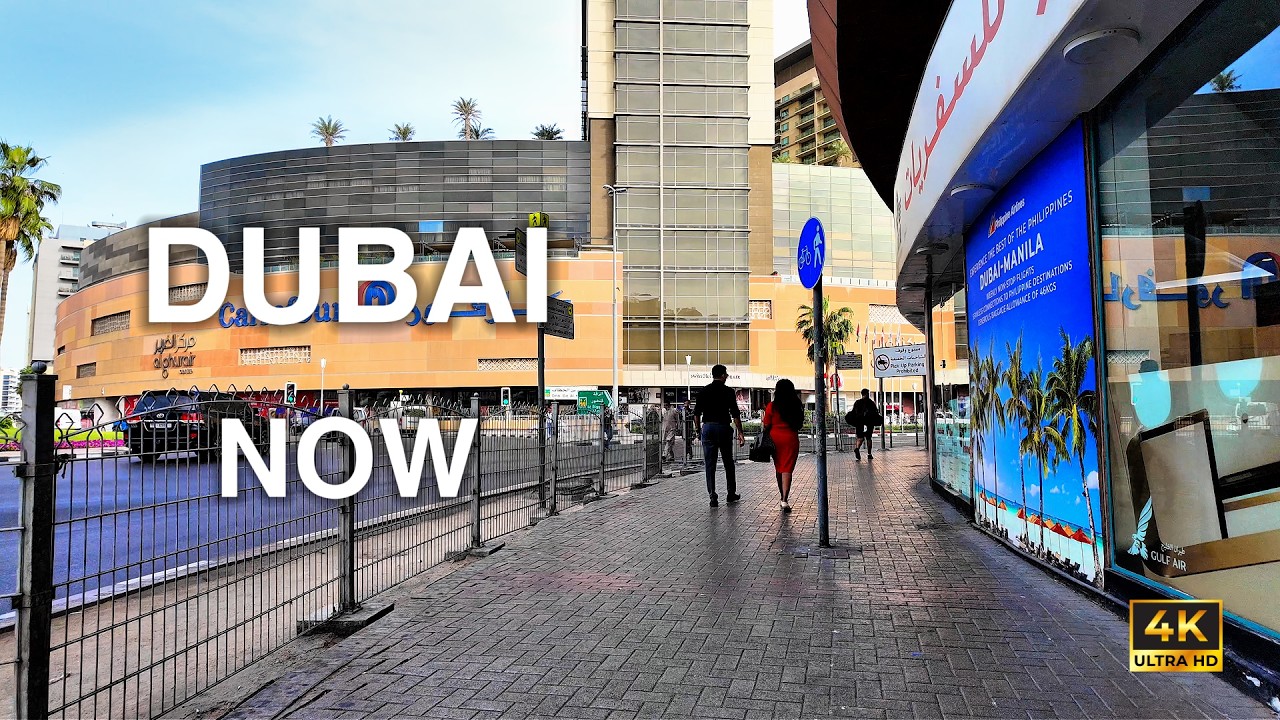 Dubai [4K] Naif Dubai District Walking Tour 🇦🇪