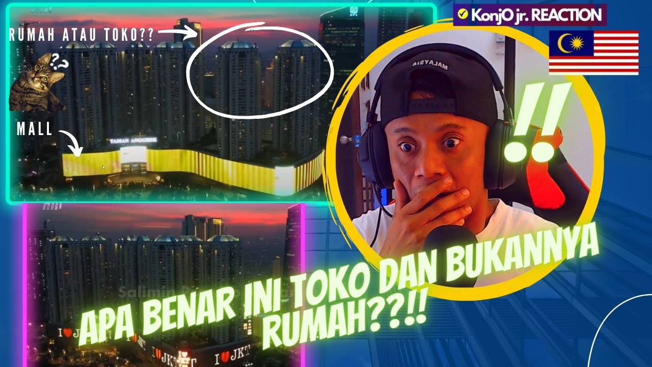 5 Mall Terbesar Jakarta?!! WOW!!; REACTION VIDEO; KonjO jr. REACTION