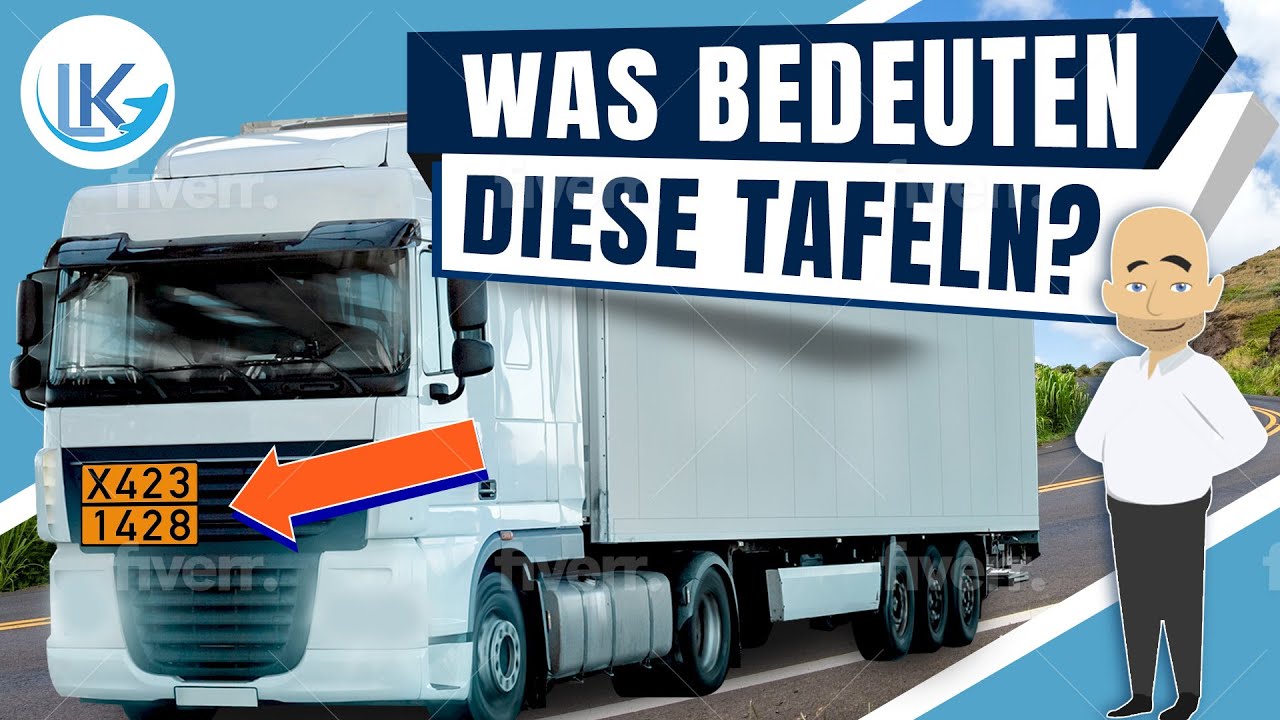 Wozu gibt es die orangefarbenen Tafeln bei Gefahrguttransporten?