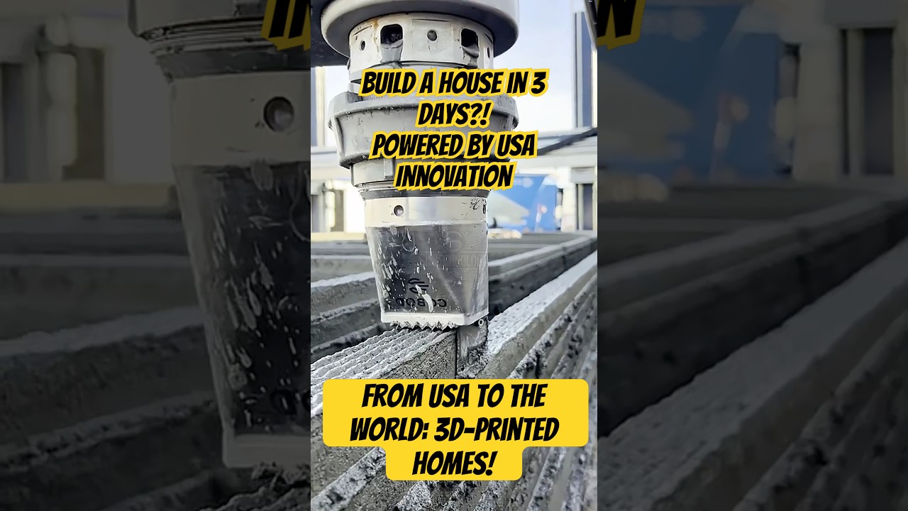 The Future of Housing &mdash; USA Innovation! #technology #usa #innovation #3d #housingtechnology #house