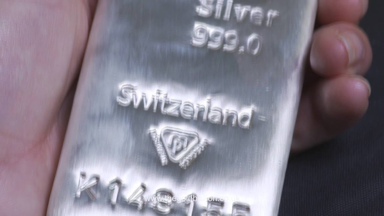 Metalor 1 kilogram Silver Bullion Bar