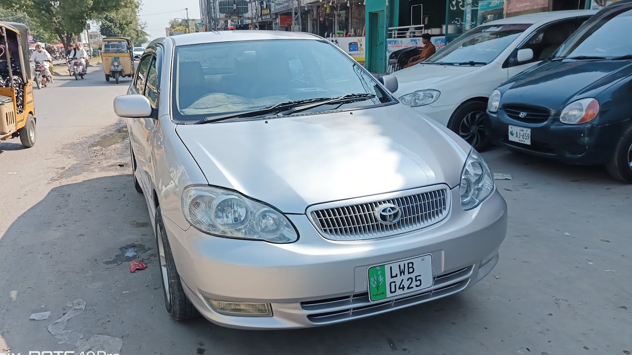 Toyota Corolla 2d saloon used car for sale in Pakistan ajk