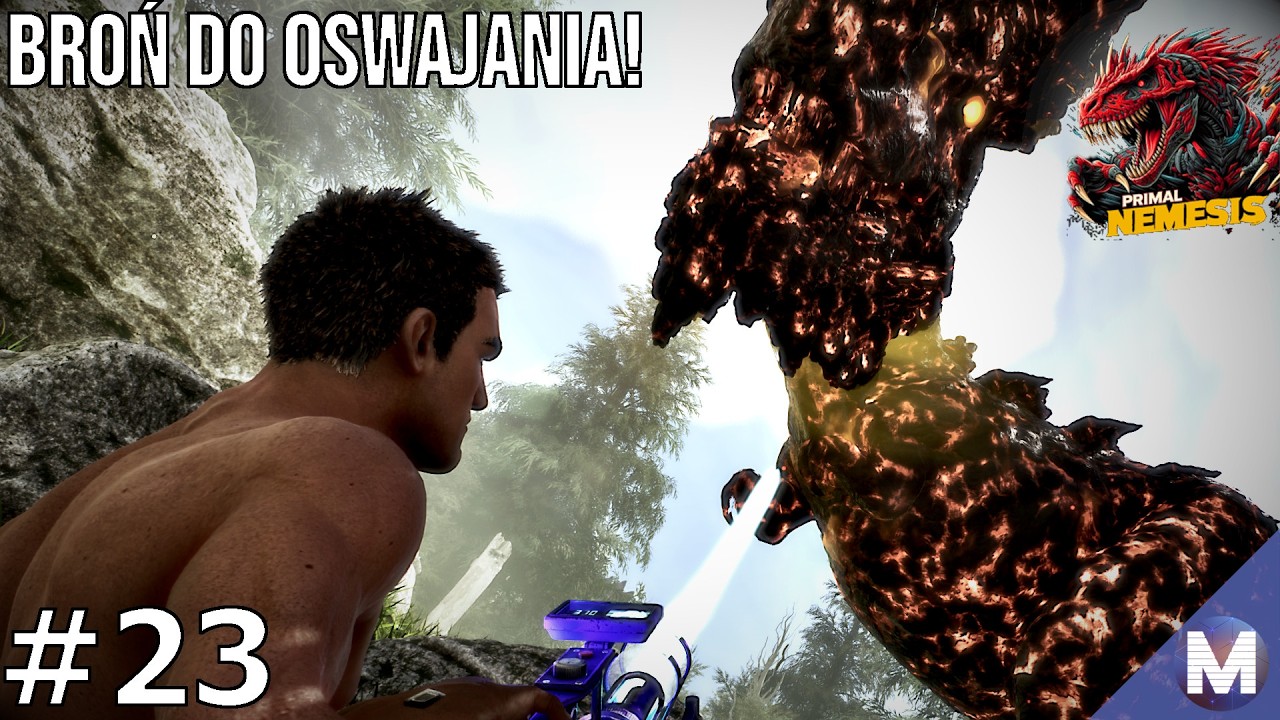 Nowa Broń do Oswajania, Volcanic Rex i Bionic Megaterium! | ARK Primal Nemezis Valguero #23