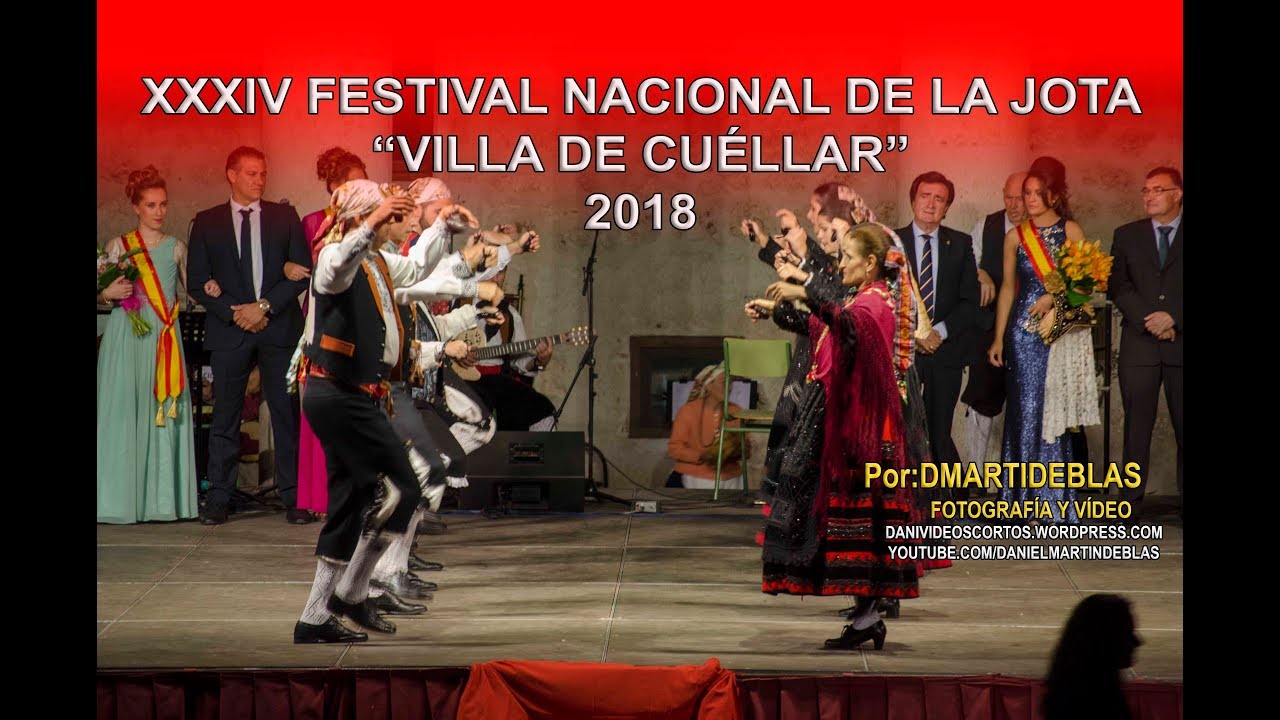 GRUPO DE DANZAS VILLA DE CUÉLLAR, XXXIV FESTIVAL DE LA JOTA, 2018 (1/4)