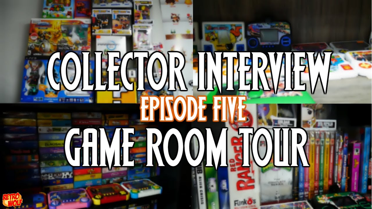 HUGE Game Room Tour! Over 5,000 CIB Games With AndyVHB! | RetroWolf88