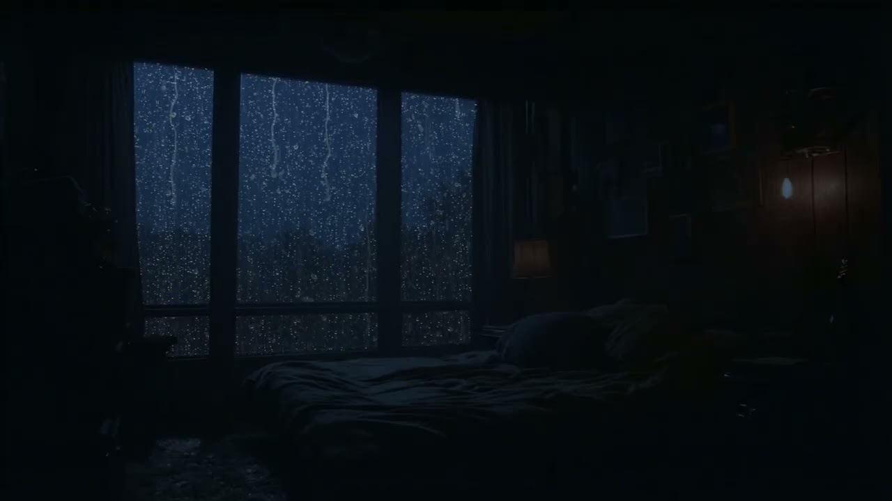 Gentle Rain Sounds for Deep Sleep 🌙 Insomnia Relief and Mental Relaxation