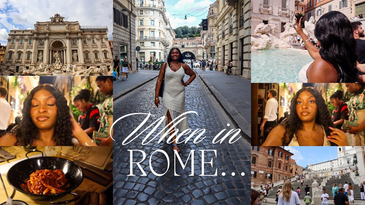 🇮🇹 Day 1 in Rome, Italy | Mozart Hotel Tour 🏨, Trevi Fountain 💧, Spanish Steps 🏛️ & Italian Dinner 🍝