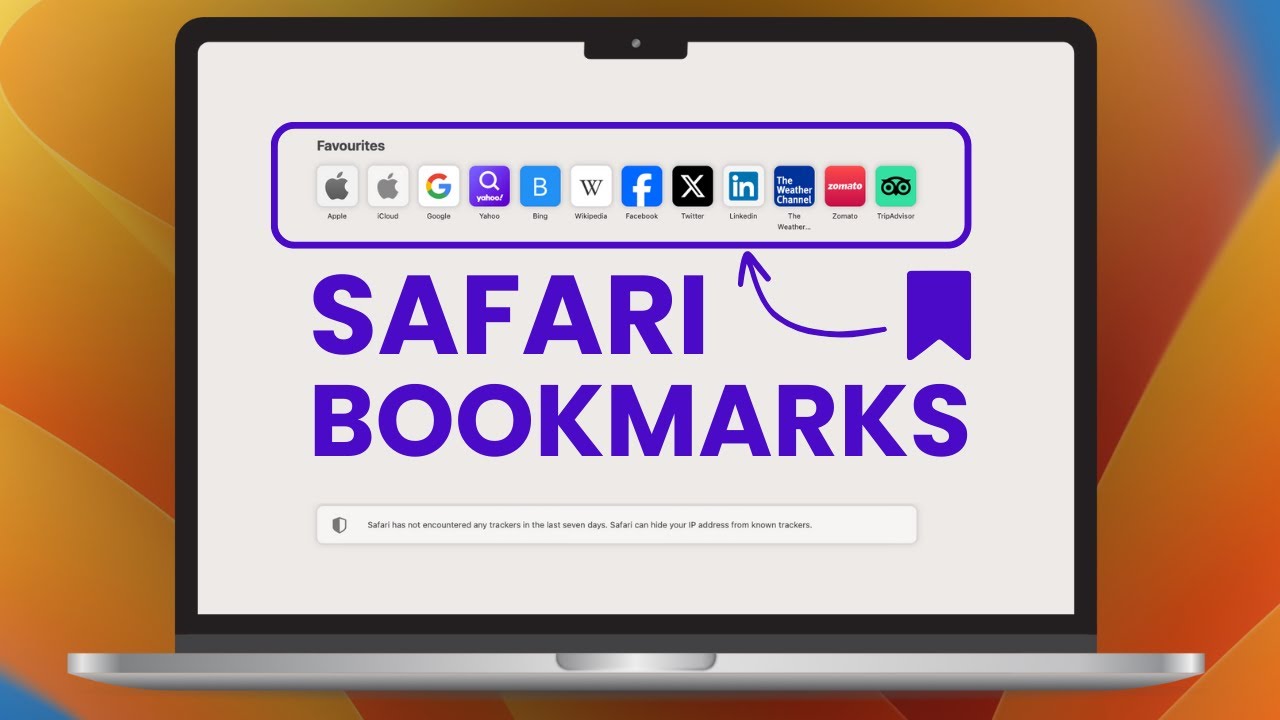 How to Bookmark a Website in Safari on Mac - Favorite Websites on MacBook