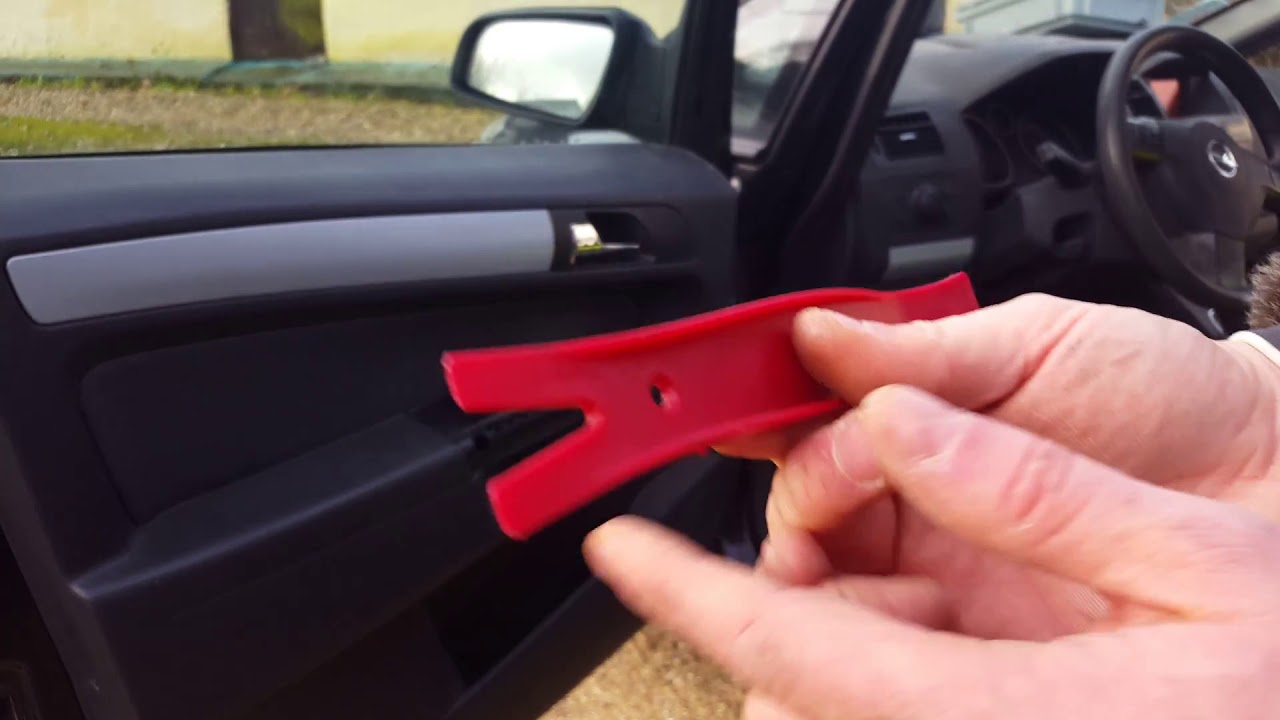 demontage porte opel zafira b