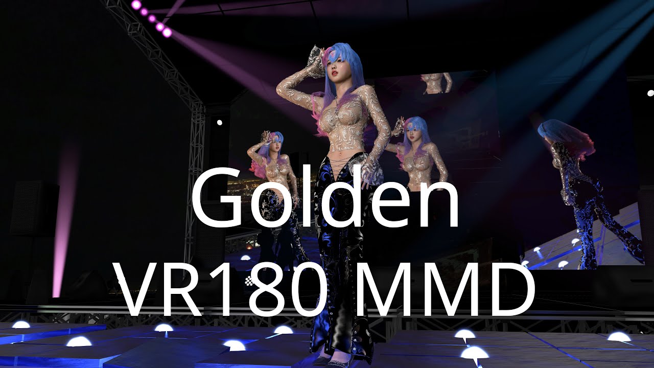 Golden - KPOP Dance MMD in 8K VR 180  |  Meta Quest 3