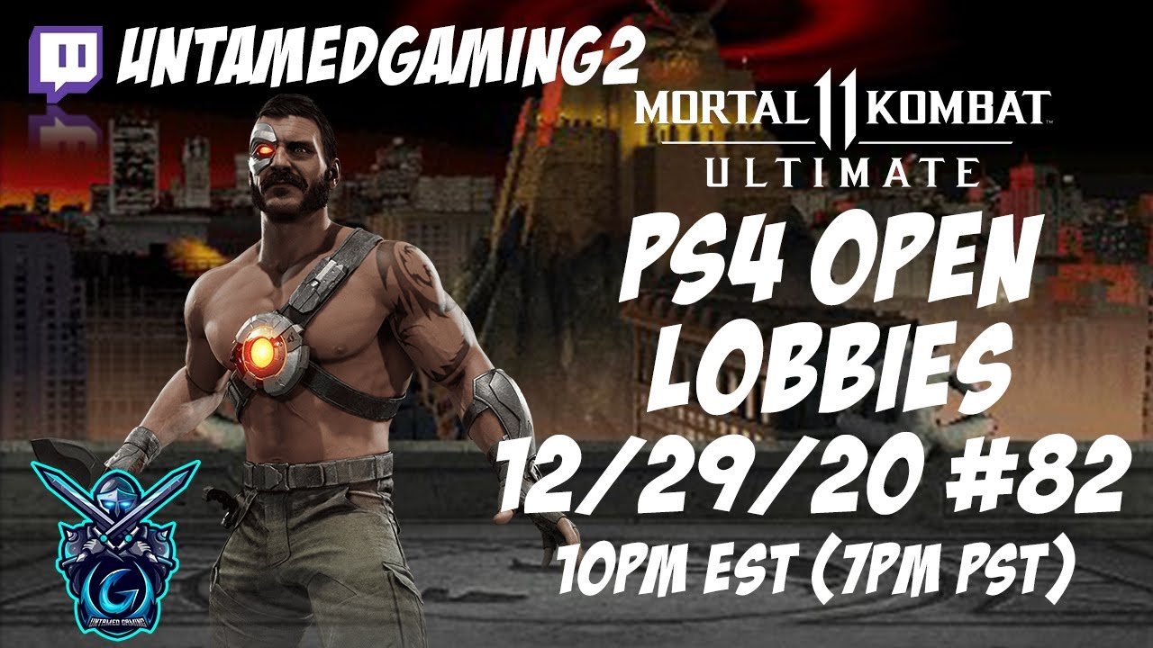 MK11 Ultimate PS4 Open Lobbies #82 12/29/20