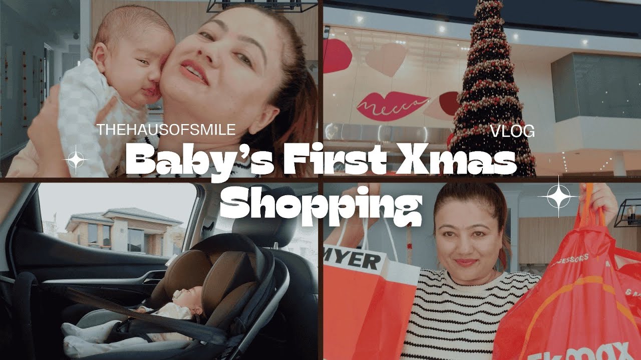 Liam’s First Christmas Shopping Vlog | Black Friday Haul + Cute Baby Moments
