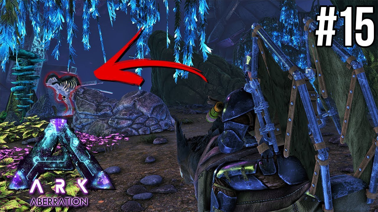 BLAUWE ZONE DOORZOEKEN NAAR HOOG LVL MEGALOSAURUS - ARK Aberration #15