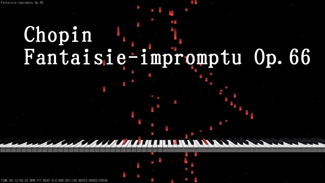 [ Bloody Piano ] Chopin - Fantaisie-impromptu Op.66 | MIDITrail