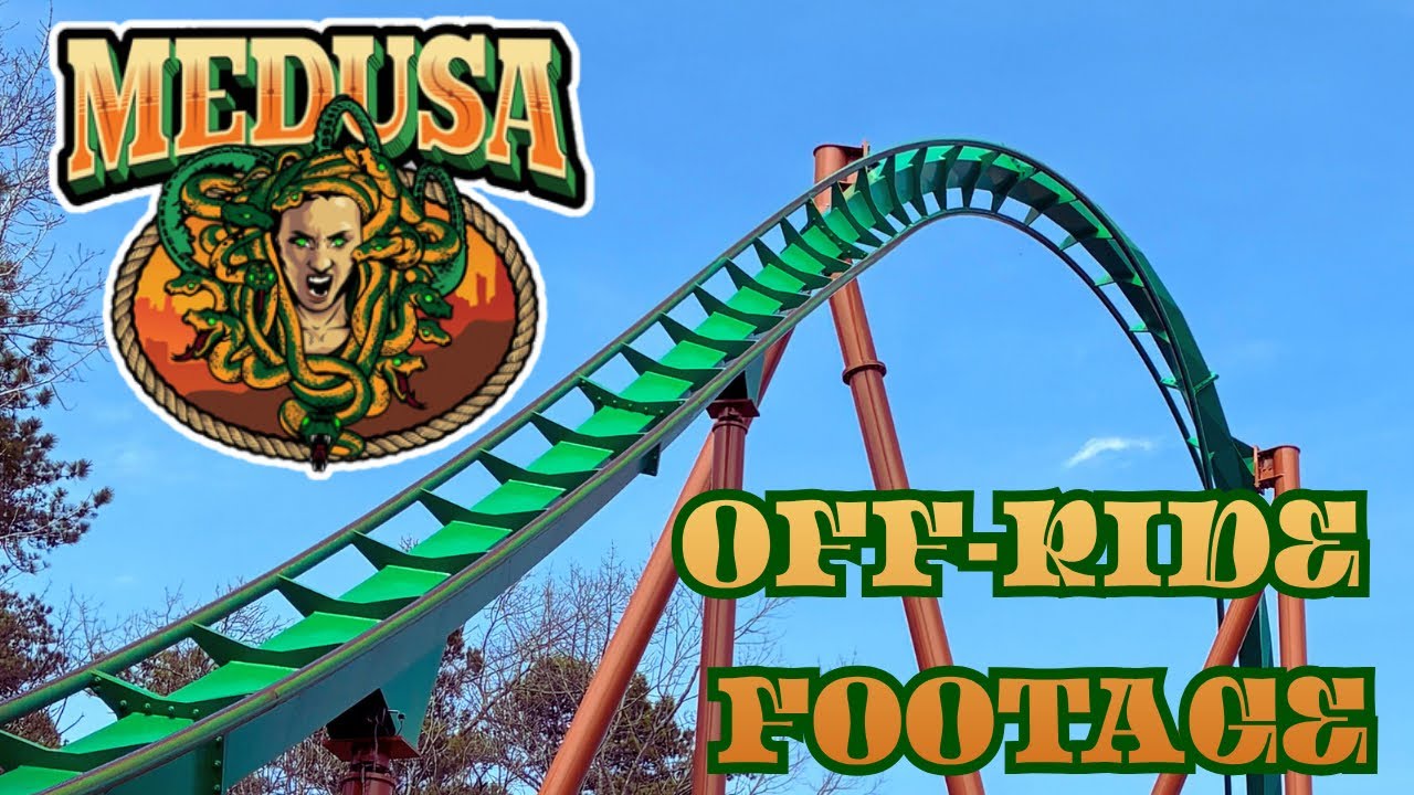 Medusa Off Ride Footage | Six Flags Great Adventure B&M Floorless Coaster