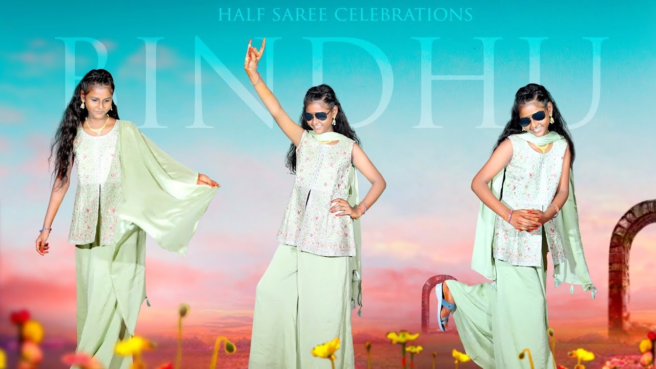 BHINDU HALF SAREE CELEBRATIONS 2025#trending #celebration 
