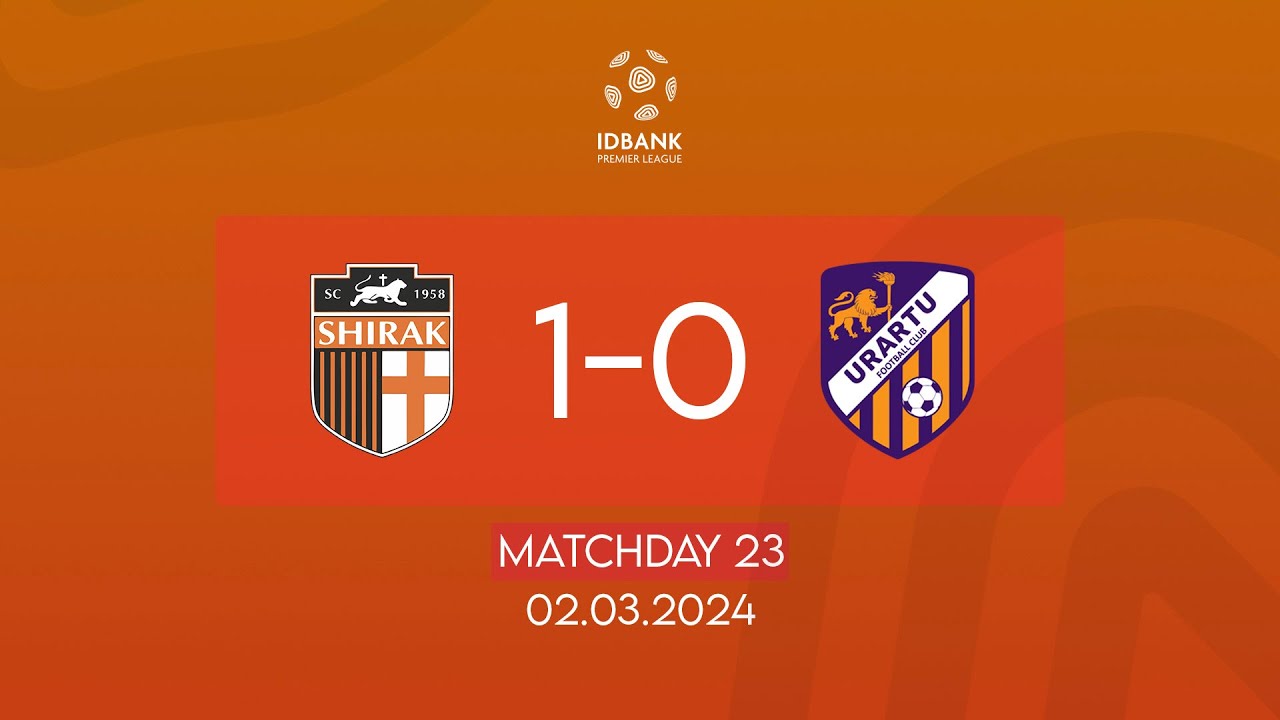 IDBank Premier League. Matchday 23. SC Shirak - FC Urartu (02.03.2024)