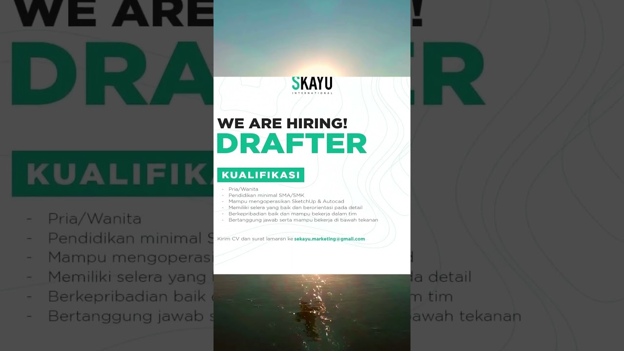 Lowongan Kerja DRAFTER skyu