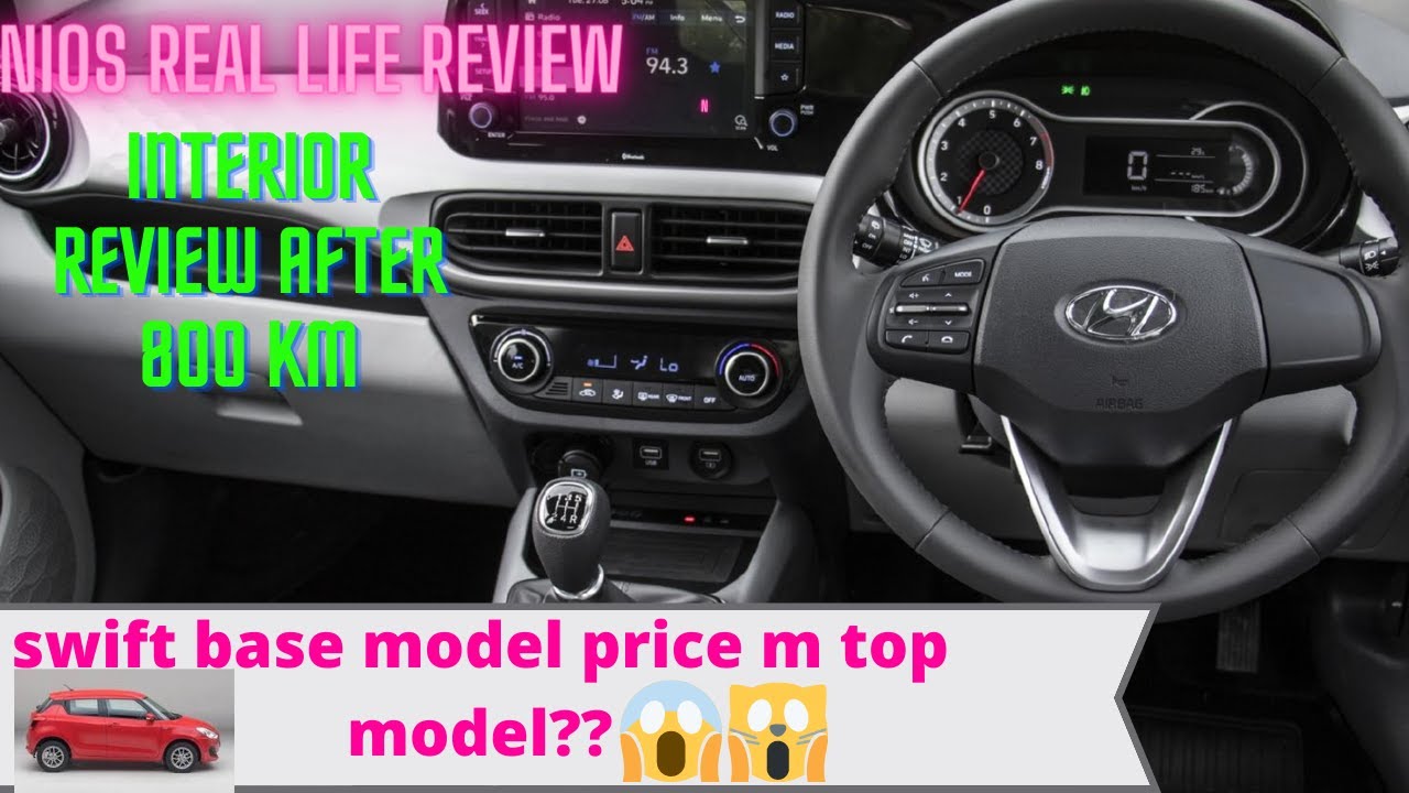 Hyundai Grand i10 Nios Sportz 2020 real life interior review| after 800 km,vs swift quick comparison