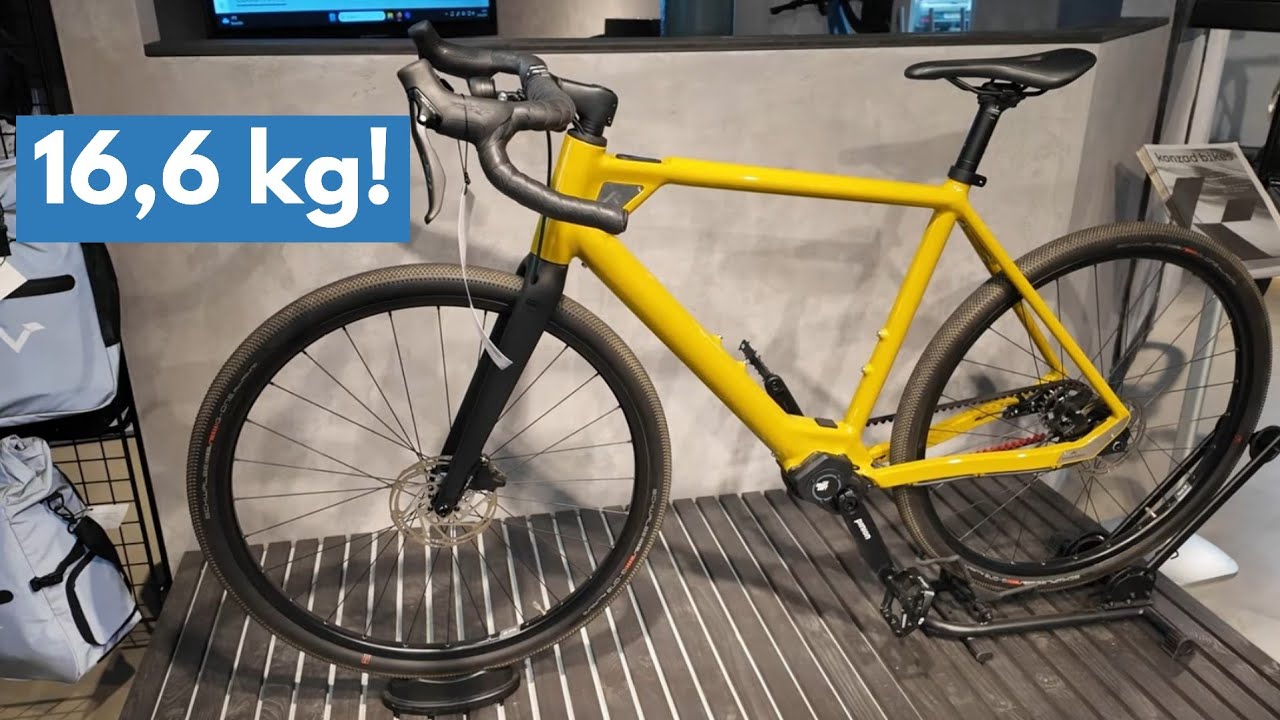 GRAVEL PINION E-BIKE von Konradbikes.de nur 16,6kg E Gravel Smart Shift Mahle Urban Gravel X20