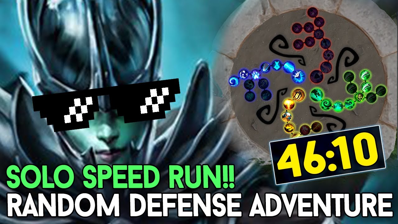 SOLO SPEEDRUN!! Random Defense Adventure (PA Max Talent)