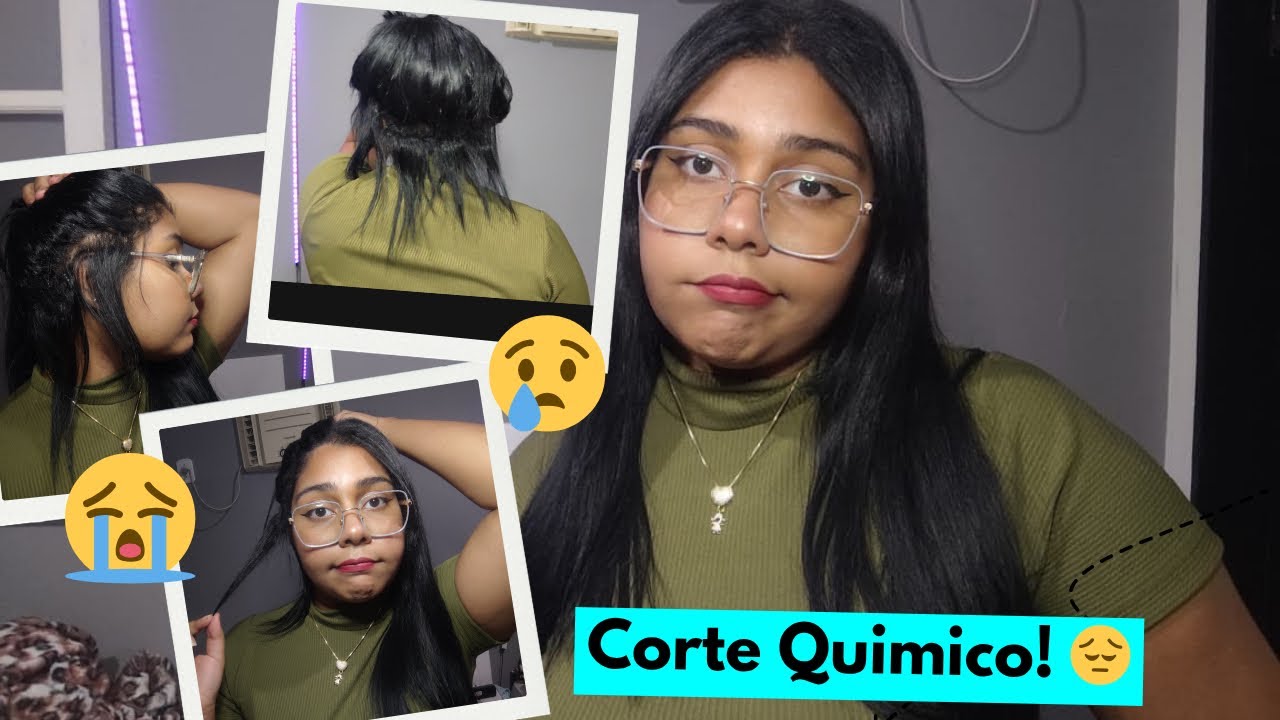 MEU CABELO DEU CORTE QUÍMICO, VOU PARAR COM O HENÊ ? 😭😭