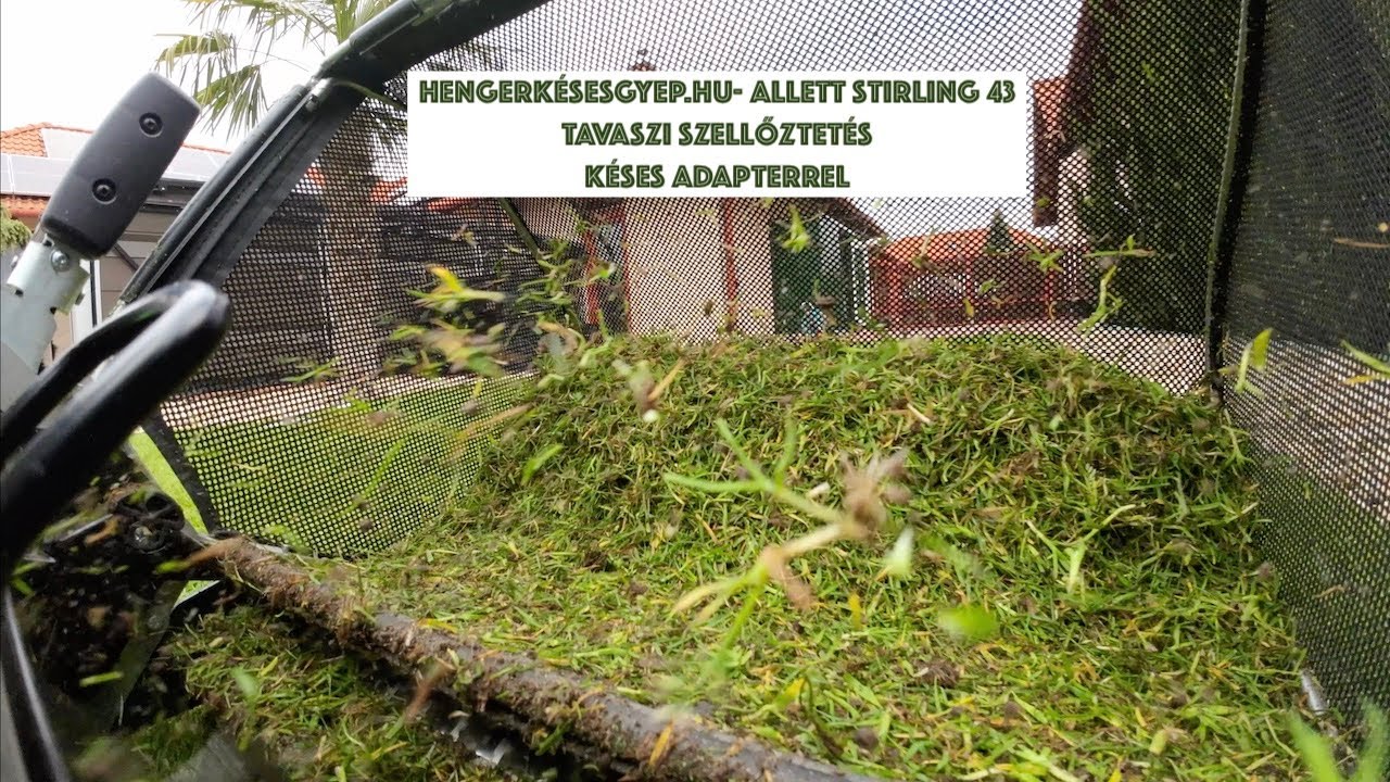 Allett Stirling 43 késes szellőztetés - avagy alacsonyan száll az egynyári perje