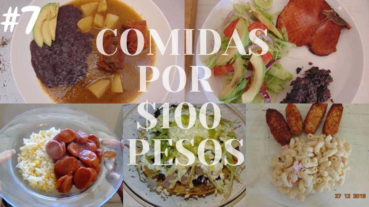 Menú Semanal # 7 | 5 Comidas por $100 | Erika Blop