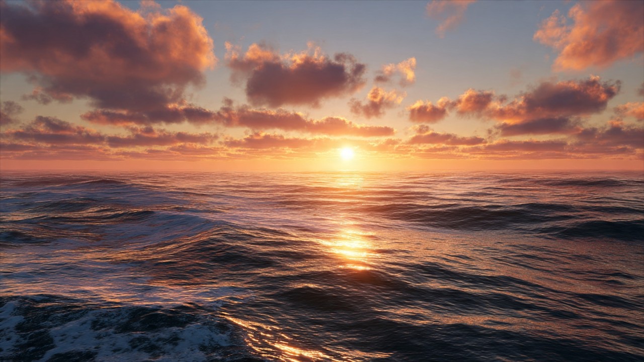 4K Rare Sunrise Tranquility: 7 Hours of Peaceful Ocean Waves for Deep Sleep & Relaxation