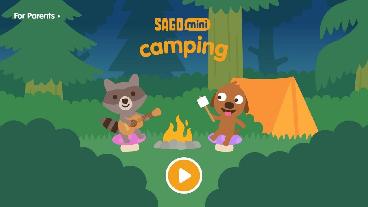Sago Mini World # 1 Camping, всем детям понравится эта обучающая игра - лучшее приложение для детей!