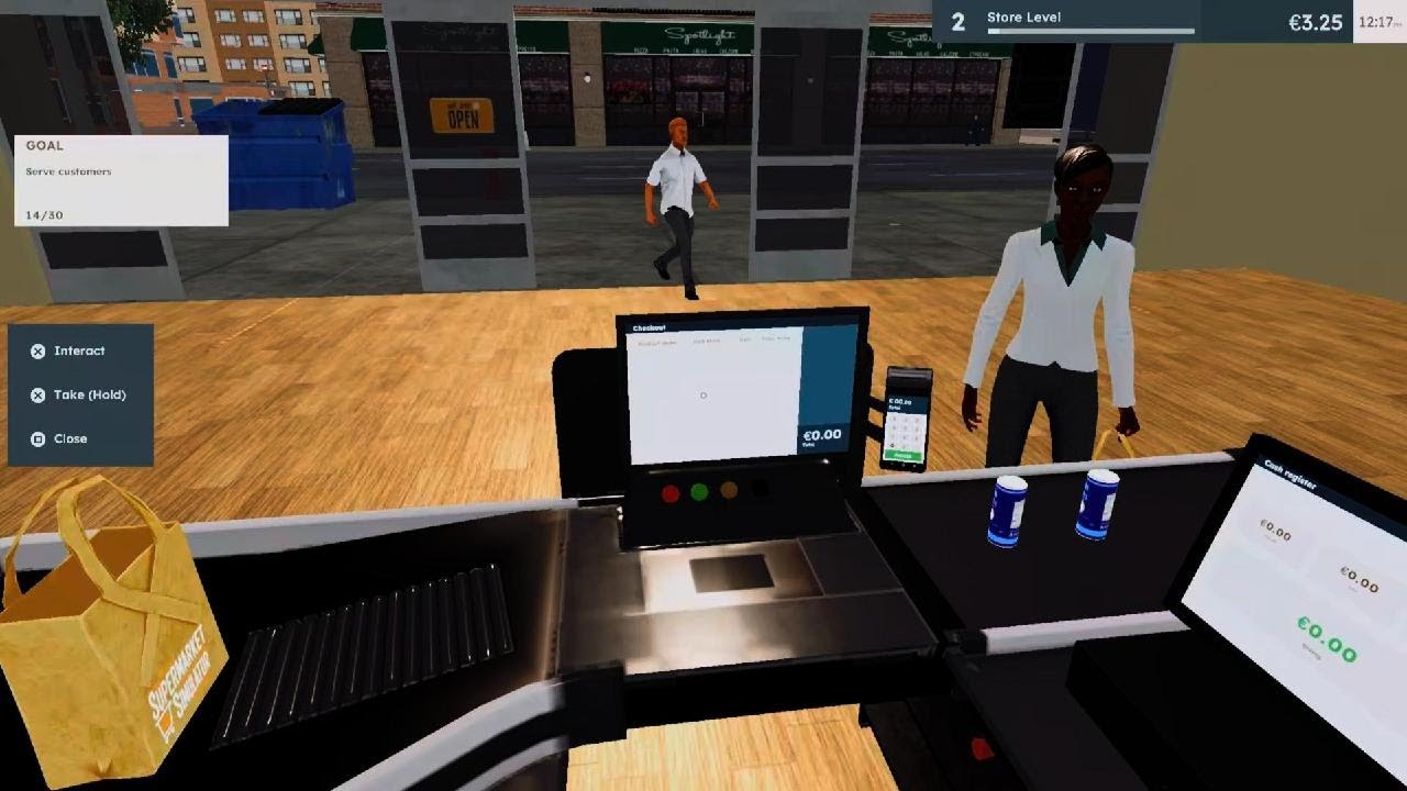 Supermarket Owner Simulator episode one :still bad