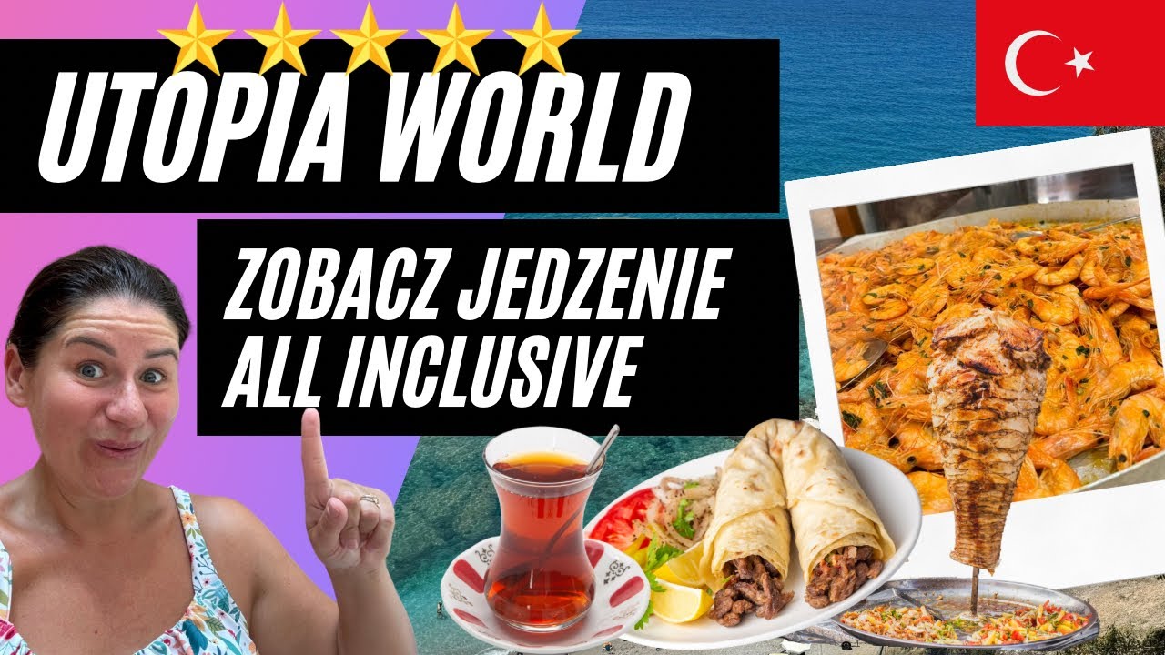 🇹🇷Co zjecie w UTOPIA WORLD? Ekskluzywne Doznania Kulinarne w hotelu 5⭐️⭐️⭐️⭐️⭐️ Turcja All Inclusive