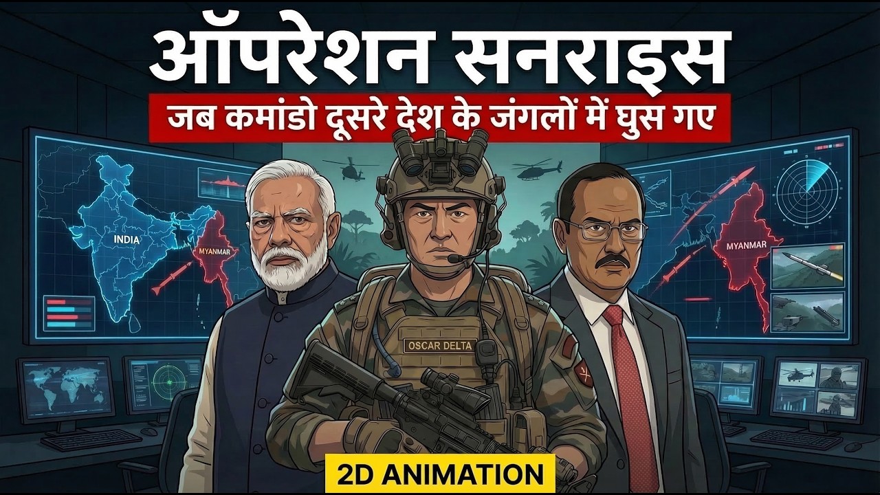 Operation Sunrise: India’s Secret Mission Inside Myanmar | 2D Animation