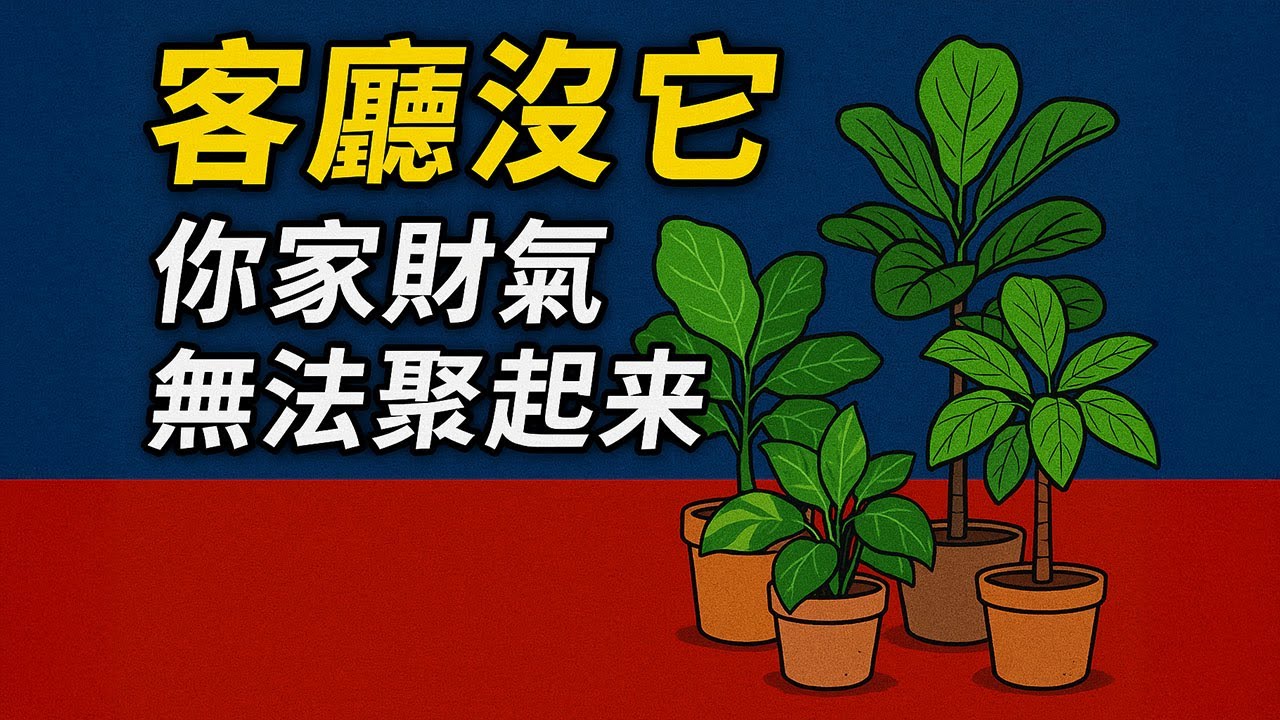 客廳沒它你家財氣無法聚起來 