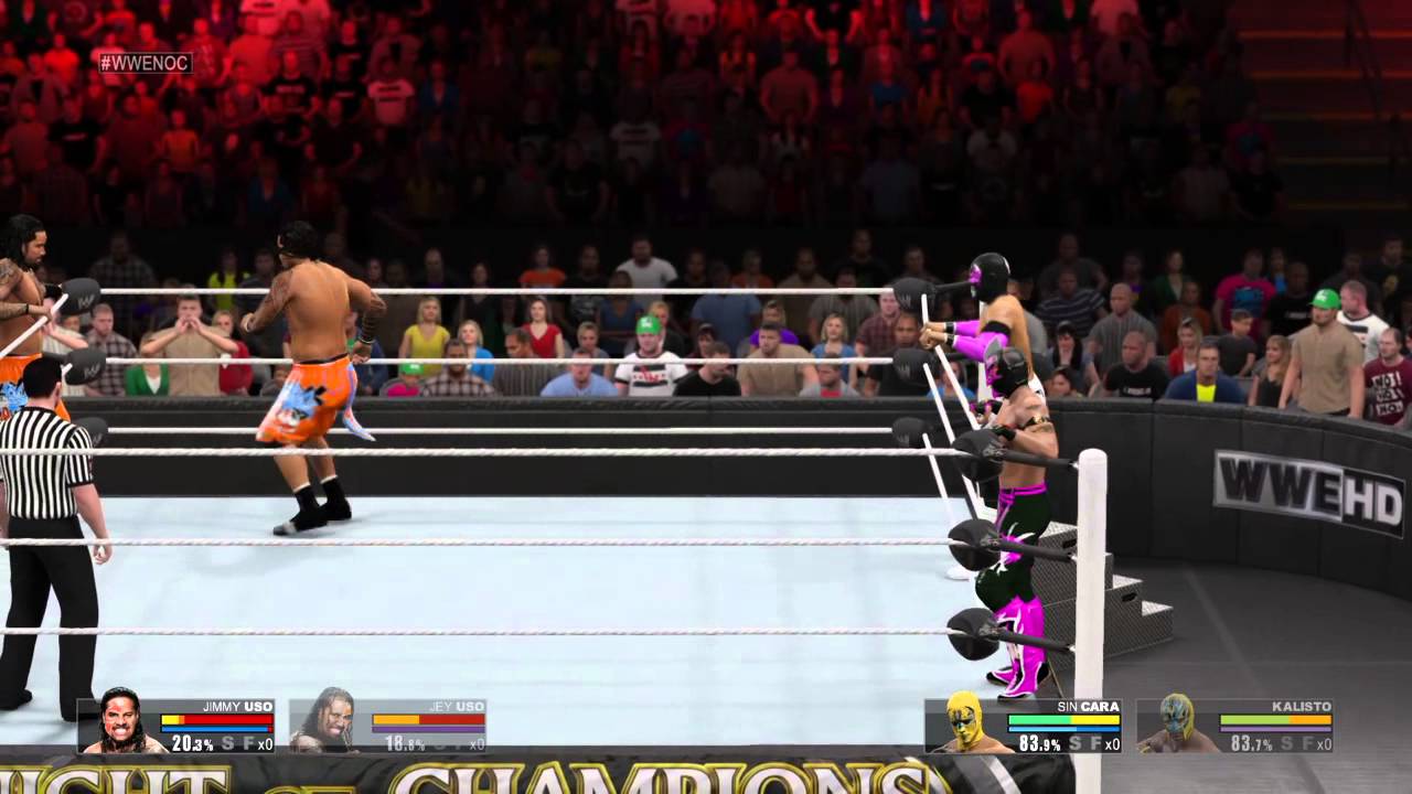WWE 2K15 Lucha Dragons vs The Usos (Tag Team)