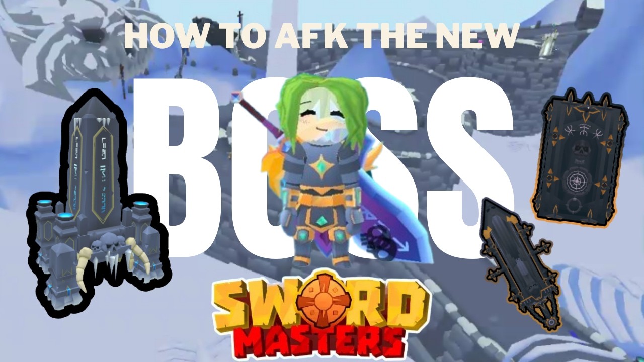 How to AFK the NEW BOSS! | BEST METHOD | SwordMasters.io