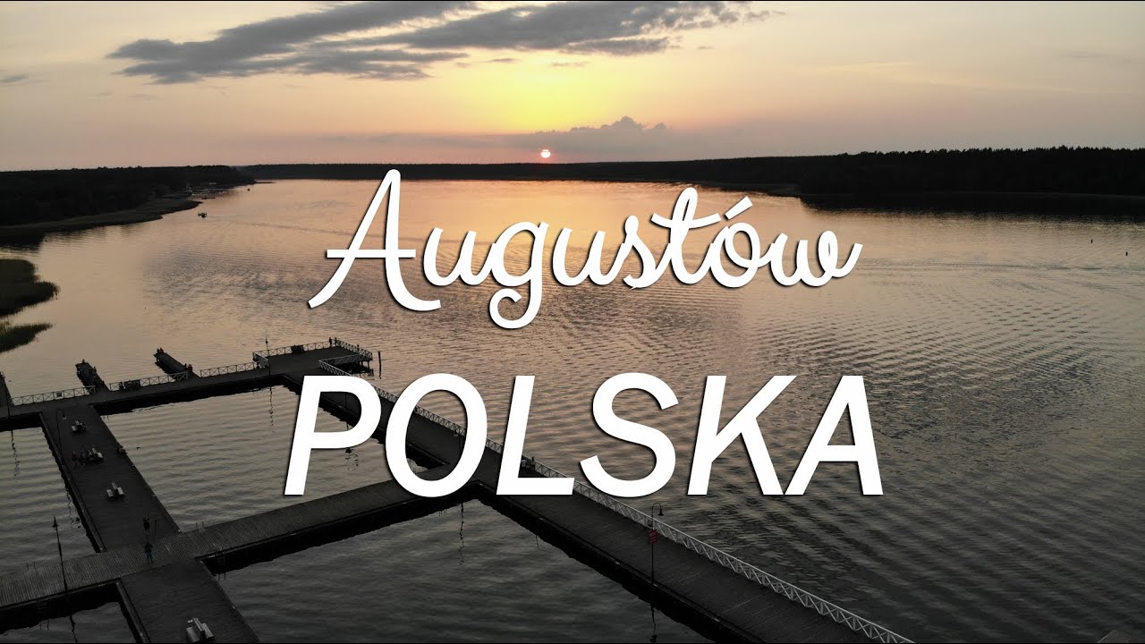 🇵🇱 Augustów z lotu ptaka. Podlaskie wakacje 4K