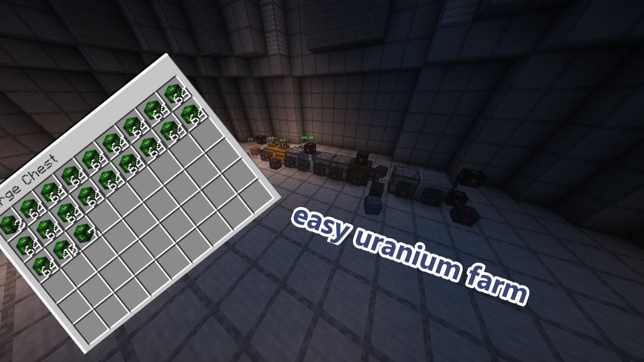 automated uranium farm slimefun tutorial