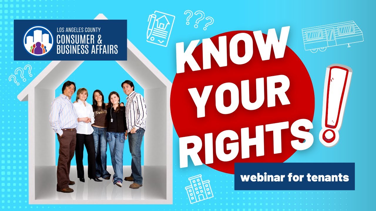 Know Your Rights  Webinar for Tenants
