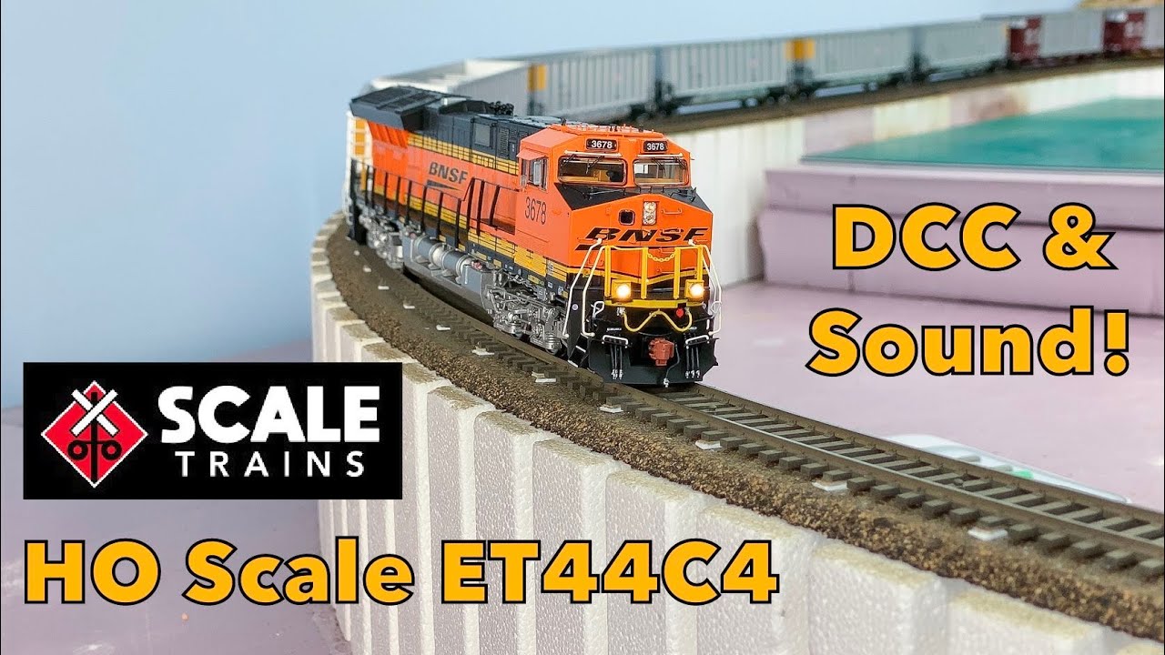 ScaleTrains HO Scale ET44C4 DCC and Sound Review