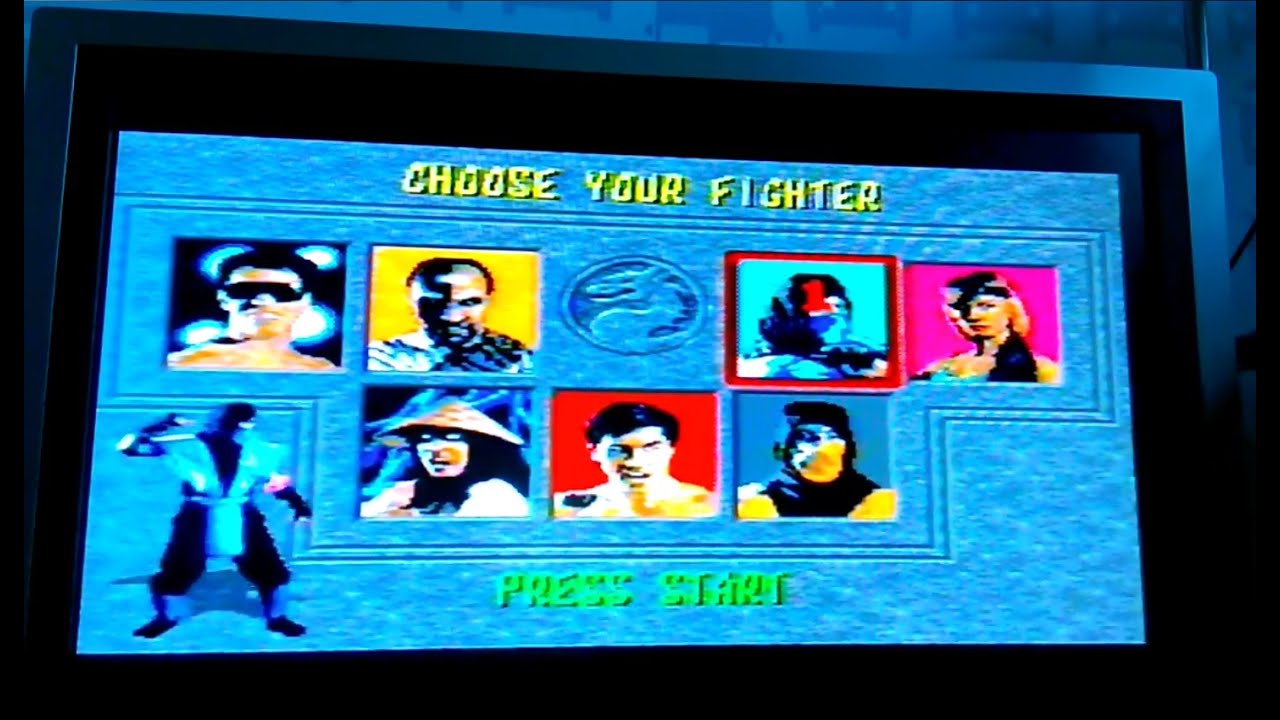 Sega Mega Drive model 2 -  test konsoli